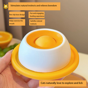 ของเล่นแมวแบบอินเทอร์แอคทีฟ ช่วยให้แมวยกกินอาหารอย่างช้าๆ ของเล่นแมวแสนสนุก ทนทาน แข็งแรง ปลอดภัย พร้อมที่ใส่ขนมสำหรับ<span class=keywords><strong>แมว</strong></span> - Product Image 2
