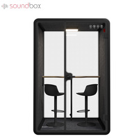 Soundbox pay machine bureau travail dosettes insonorisées avec climatisation