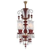 Lustre en cristal LED de haute qualité et de luxe moderne éclairage de plafond créatif pour hôtel salon villa hall décoration lampe suspendue
