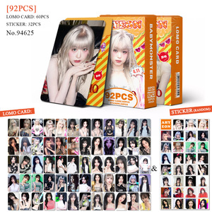 92 Tarjetas/Caja MONSTER Album PSYCHO, Fotografías Individuales de AHYEON, ASA, RUKA, RORA, <span class=keywords><strong>CHIQUITA</strong></span>, RAMI, PHARITA, Tarjetas Personalizadas con Adhesivos, Tarjetas Láser - Product Image 2
