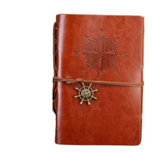 Personalized A7 <b>Notebooks</b> Pu Leather Vintage Kraft Paper <b>Blank</b> <b>Notebook</b> - Product Image 1