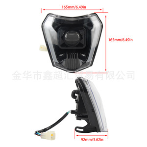 Faro Delantero LED para Motocicleta Zuqing de 165 mm para KTM EXC XCF DRL - Product Image 1