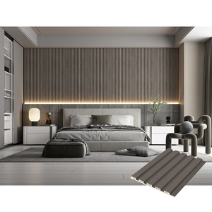 Pannello Murale WPC Great Wall MX-016 160mm, Decorazione Interna di Lusso, Listello Scanalato Effetto <span class=keywords><strong>Legno</strong></span>, Lunghezza 3M - Product Image 4