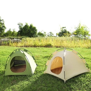 JWS-127 benutzer definierte faltbare kleine Hunde zelt im Freien Katzen bett Haus Zelt tragbare Camping Haustier Zwinger - Product Image 4