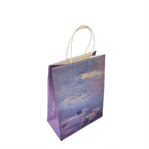 KM Sacs de courses en papier personnalisés de grande taille et colorés, de qualité supérieure, en vrac, avec poignées - Product Image 2