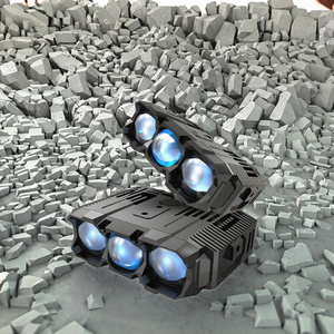 Pour GM01 200W Phares à grille à trois yeux, projecteurs 3000K bifocaux, faisceau de route 60000lm, Bi-LED avant 12V Alfa Romeo/Audi/<span class=keywords><strong>VW</strong></span> - Product Image 3