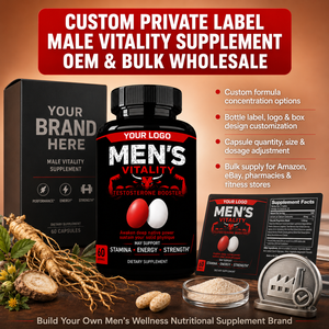 Capsules de vitalité quotidienne pour hommes en gros – Formule naturelle d'énergie et de résistance avec Tongkat Ali, Ginseng, Tribulus, Zinc, Magnésium, B6 - Product Image 3