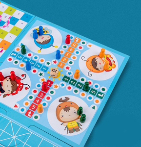 Chất Lượng Cao Năm Trong Một Bàn Cờ Trò Chơi <span class=keywords><strong>Backgammon</strong></span> <span class=keywords><strong>Checkers</strong></span> Trò Chơi Thiết Lập Cha Mẹ Và Con Gỗ Hội Đồng Quản Trị Đồ Chơi - Product Image 2