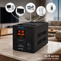 Vente directe usine – Régulateur de tension automatique monophasé SLR-3000VA AVR 220V pour réfrigérateurs domestiques