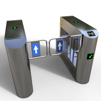 Système de barrière automatique pivotante avec lecteur de code QR et reconnaissance de la veine palmaire pour immeubles de bureaux et communautés