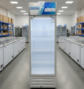 Frigorifero Commerciale Verticale con Porta in Vetro per Esposizione Bevande |   Frigorifero per Bevande a Risparmio Energetico per Supermercati con Porta in Vetro Commerciale - Product Image 3
