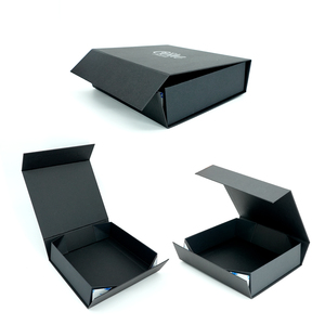 Magnetic Closure Foldable Customized Cosmetic Boxes with Logo Print Luxury Rigid Skincare Makeup Gift Packaging Box - Product Image 1