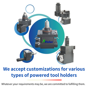 Porte-outil radial axial à entraînement direct pour tour CNC, modèle BMT65-90T3, précision 0,003 mm, norme BT, marque Stdier - Product Image 6