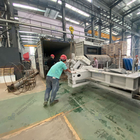 Machine de fabrication de blocs de coco peat automatique avec convoyeur, presse à coco peat, machine à briques de coco peat