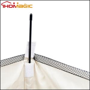 <span class=keywords><strong>Panier</strong></span> à <span class=keywords><strong>linge</strong></span> en toile pliable à <span class=keywords><strong>Double</strong></span> compartiments, carré pliable écologique pour vêtements sales avec roulettes - Product Image 6