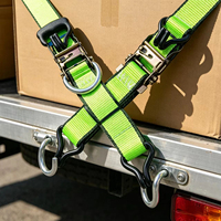 Sangle d'arrimage robuste pour camion, 25 mm, 2,5 tonnes (2500 kg), 5 m, avec cliquet, pour sécurisation de la charge