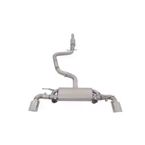 Système de silencieux d'échappement en acier inoxydable Cat Back, Kit de silencieux d'échappement à double paroi - Product Image 3