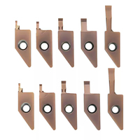 Plaquette de rainurage interne en carbure monobloc pour petit trou intérieur, pour micro-alésage sur tour CNC, outils d'usinage de précision