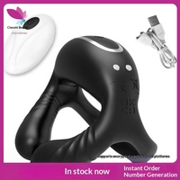 Anneau de massage vibrant télécommandé Barugo Locking Ring APP pour hommes, modèle AL946593952495, masseur portable Dongguan