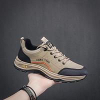 Chaussures de sport pour hommes en gros, tendance et abordables, respirantes, confortables, légères, décontractées, antidérapantes, pour la marche et le fitness, été-automne
