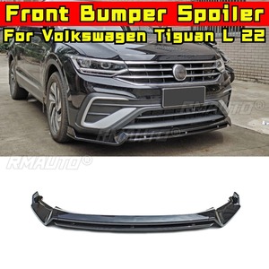 Car Front Bumper <b>Lip</b> Diffuser Spoiler Glossy Black Modification Part for Volkswagen Tiguan L 2022 Protector Car Accessories - Product Image 5