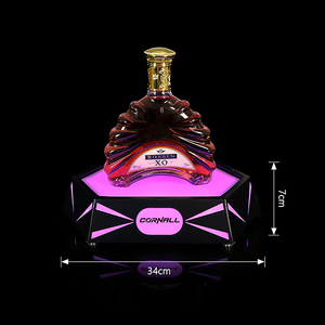 Exhibición de botella individual <span class=keywords><strong>LED</strong></span> personalizada, botella <span class=keywords><strong>LED</strong></span> acrílica iluminada, glorificador <span class=keywords><strong>para</strong></span> venta al por mayor - Product Image 5