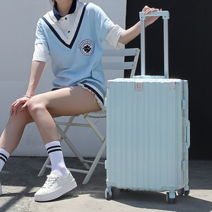 24-Inch Aluminum Frame <b>Suitcase</b> With 360 Degree Spinner Wheels And Combination <b>Lock</b> Large Capacity Trolley For Travel - Product Image 1