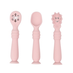 Ensemble de vaisselle de salle à manger pour enfants de 10 pièces comprenant un séparateur <span class=keywords><strong>d</strong></span>'assiettes à <span class=keywords><strong>d</strong></span>îner, un tapis de nourriture supplémentaire en bois et en silicone pour bébé - Product Image 1