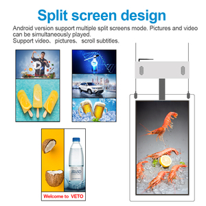 Màn hình quảng cáo kỹ thuật số hai mặt trong nhà VETO 43 49 55 inch, gắn trần, màn hình <span class=keywords><strong>LCD</strong></span> - Product Image 5