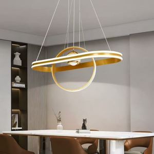 Lampu Gantung Mewah Modern 2026 Desain Industrial High-End Tiga Warna dengan Fitur Peredupan untuk Restoran, Bar, Kamar Tidur Utama - Product Image 2