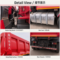 Camion benne SINOTRUK HOWO TX 6x4 d'occasion, 371 CV, moteur Weichai Euro 2, pour le transport minier