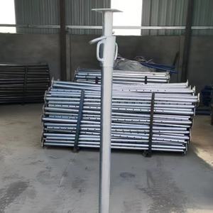 Matériau de construction Offre Spéciale Props push-pull Coffrage en acier Échafaudage léger Props en acier galvanisé réglables avec écrou - Product Image 6