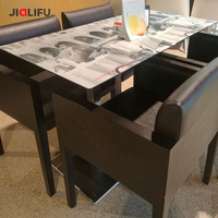 Table à manger en stratifié compact HPL à base de résine phénolique