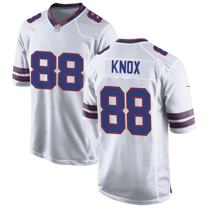 Maillots de football américain personnalisés Buffalo 2026 – Uniformes brodés pour jeunes avec logos – Tenues de sport blanches - Product Image 6
