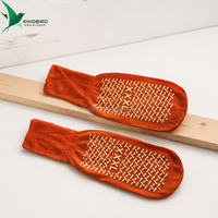 Chaussette antidérapante jetable en polyester et coton à pois pour personnes obèses, collection automne