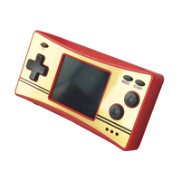 Console de jeu portable 8 bits 10 en 1 de 1,8 pouces avec système d'exploitation Android, haut-parleur intégré - Rouge pour enfants