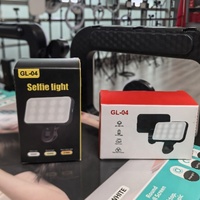 Mini Lampe LED Portable RVB pour Selfie et Visioconférence, Boîte à Lumière Rechargeable pour Téléphone/Tablette PC et Ordinateur Portable