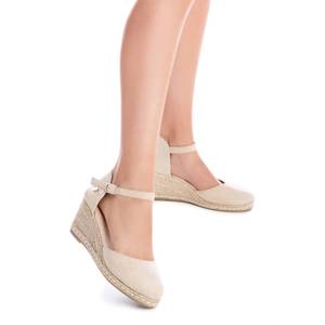 Refresh Women's Espadrille Wedges Beige 170770 <b>Sandals</b> - Product Image 4