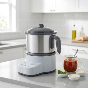 Machine à faire des sauces chaudes de qualité commerciale, machine à faire des sauces chaudes électrique entièrement automatique avec contrôle précis de la température - Product Image 2