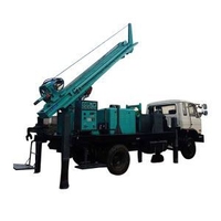 Foreuse de puits d'eau portable robuste à grande vitesse et faible bruit, avec mobilité sur chenilles, pour applications de forage de roche, composants principaux : moteur