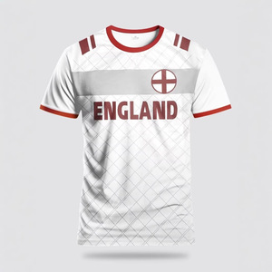 Camiseta Deportiva de Fútbol para Hombre, Cuello Redondo, Manga Corta, Impresión Sublimada, Absorbe la Humedad, Corte Regular, Alemania 2026 - Product Image 2