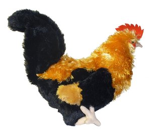 Chất lượng cao tùy chỉnh đáng yêu con gà trống Thú nhồi bông đồ chơi sang trọng - Product Image 2