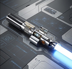 Sabre laser LED Nexussabers EP3 Anakin Skywalker avec cristaux cachés et apparents, Xeno3.0 Pixel, poignée en alliage d'aluminium durable électroplaqué - Product Image 1