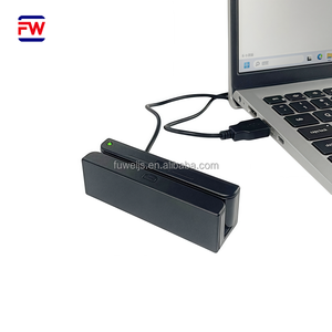 MSR90 Lector de tarjetas de banda magnética de tamaño pequeño de 3 pistas 13,56 MHz Aplicable a la gestión de visitantes, control de acceso - Product Image 1