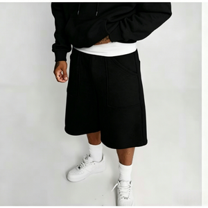 Pantalones Cortos de Algodón Personalizados para Hombre, Estilo Baggy, 100% Algodón, Streetwear, Verano, Lavado Ácido, Tipo Carpenter - Product Image 1