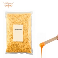 Perles de Cire Chaude Dépilatoire Sans Bandes Brésilienne 1kg, Haricot de Cire Dure 100g pour Épilation Visage Corps Aisselles Vente en Gros