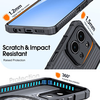 Coque de téléphone antichoc en TPU PC mat effet peau pour Xiaomi Redmi 15C 14C, étui arrière givré pour téléphones mobiles
