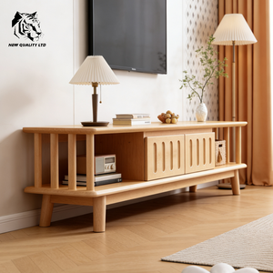 Venta directa de fábrica, mejor precio, personalizable, en stock, dropshipping, nuevo diseño, mesa de TV, mueble de sala de estar, aparador de TV de madera - Product Image 2