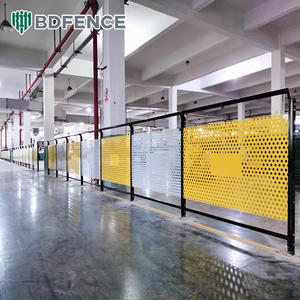 Werkplaats Magazijn Isolatie Hek Beweegbare Beschermende Ponshek Mesh Dichte Gat Apparatuur Beschermende Omheining Maatwerk - Product Image 2