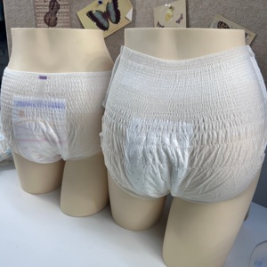 Logo personalizzato Private Label signora morbida per la cura della pelle monouso Sleepy mutandine periodiche per il flusso pesante periodi mestruali pantaloni a pelo - Product Image 6